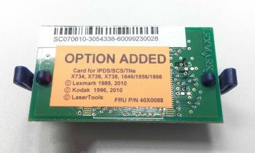 Lexmark MS00498 Card for IPDS and SCS/TNe X734 X736 X738 neu