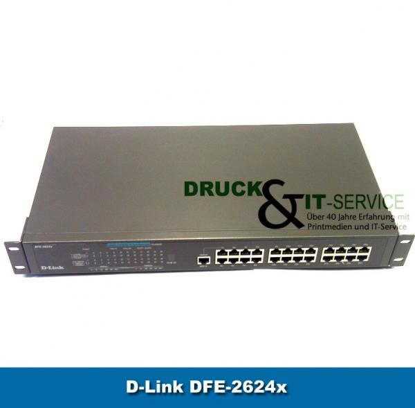 D-Link DFE-2624x 24 Port Dual Speed Hub 10Base-T/100Base-TX gebraucht