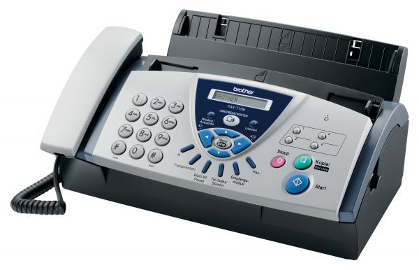Brother Fax-T106 Normalpapierfax Komforttelefon digitaler Anrufbeantworter
